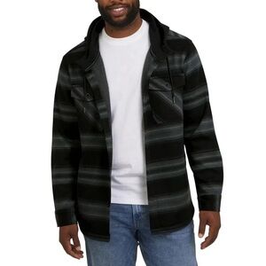 Quiksilver Men's Hooded Shirt Jacket Medium NWT